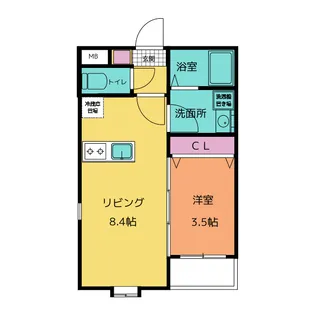 (仮称)ワンズテラス長久手山野田【1階】の間取り
