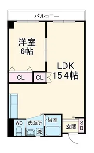 シーダーヒルズ都賀【1階】の間取り