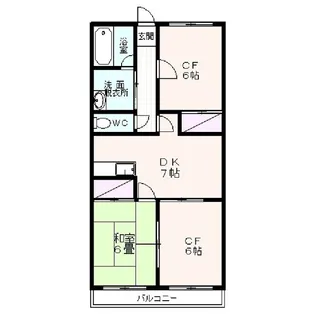 3DKの間取り画像