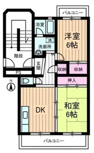 クレール18【1階】の間取り