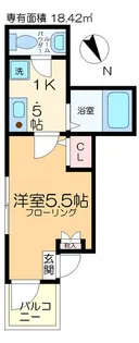 MELDIA松島四丁目【2階】の間取り