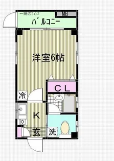船堀ルーフハイム【1階】の間取り