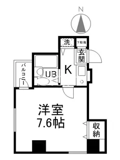 デトム・ワン二條城東【2階】の間取り