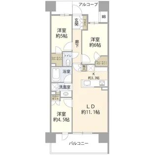 イーストゲートスクエア(011261)【10階】の間取り
