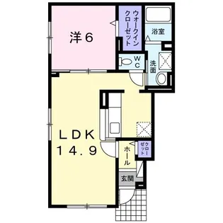 ストーン ウェル【1階】の間取り