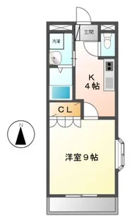 サニープレイス【1階】の間取り