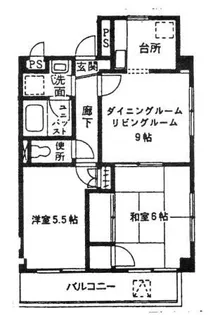 リヴェール谷塚【2階】の間取り