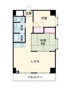 サンハイツ大和第2【7階】の間取り