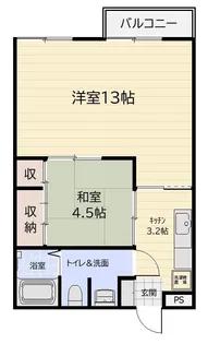 シャイン・me【3階】の間取り