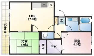 シャトー水島【2階】の間取り