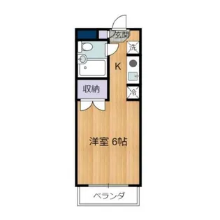 孝友第6ビルグリーンハイツ麻生【2階】の間取り