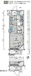 メインステージ横濱伊勢佐木III【8階】の間取り