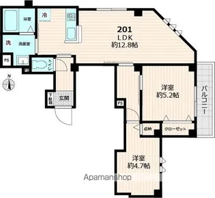 仮称)グレース【2階】の間取り