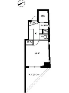 スカイコート早稲田壱番館【8階】の間取り