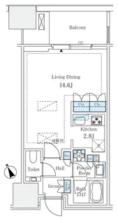 麻布台ヒルズレジデンス【9階】の間取り