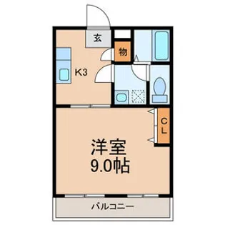 ベイサイドヒルズK【2階】の間取り