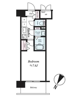 大阪府大阪市淀川区十三東1【マンション】の間取り