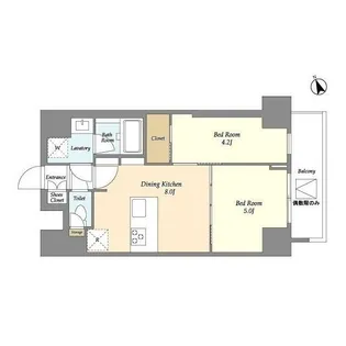 東京都台東区駒形1【マンション】の間取り
