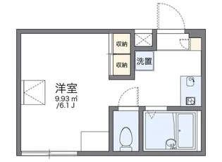 レオパレス昴【2階】の間取り