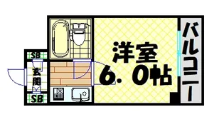 グラシア松屋町【9階】の間取り