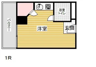 カサベラ花隈【5階】の間取り