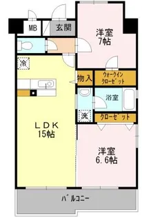 グラン シャリオ 金山【6階】の間取り