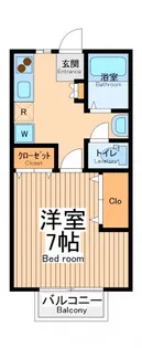 ケー2東北里【2階】の間取り