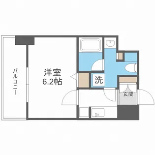 セイワパレス大今里【7階】の間取り