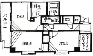 パミール上池台弐番館【3階】の間取り