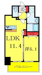 RIDGE王子神谷【4階】の間取り