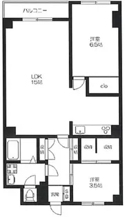 方南町ハイツ【5階】の間取り