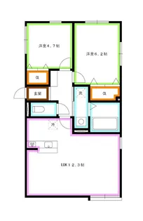 ヒルハイツ関町南【1階】の間取り