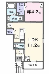 仮)アルドール【1階】の間取り