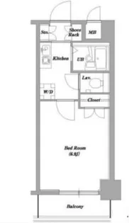 東京都江東区永代2【マンション】の間取り