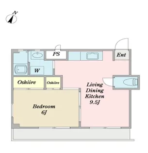 タキノハイツ【1階】の間取り