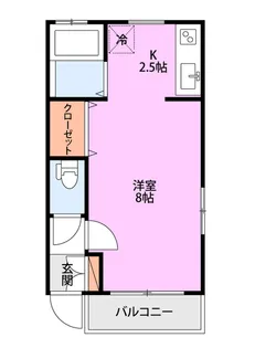 ウェブルームルリアン【2階】の間取り