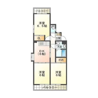 エスポア【2階】の間取り