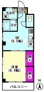 ルミエール・T【2階】の間取り