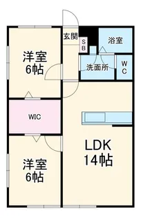 カーサルシア【2階】の間取り