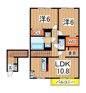 アセット K【2階】の間取り