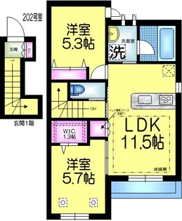 HEBEL MAISON・α ヘーベルメゾンアルファ【1階】の間取り