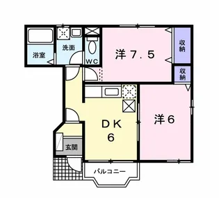 セレッソ プラーサ【1階】の間取り
