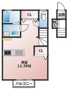 ジュエルコート白糸台【2階】の間取り