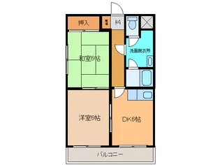 ハイムリバーサイド【3階】の間取り