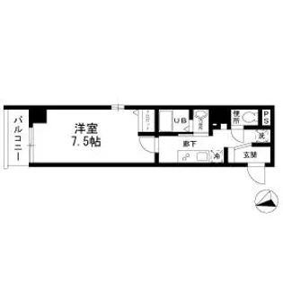 エスポワール【4階】の間取り