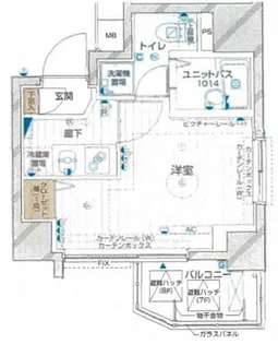 メインステージ白山【7階】の間取り