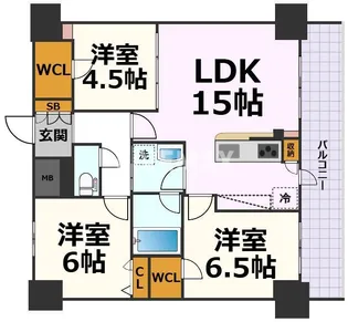 S-RESIDENCE高岳ardent(アーデント)【3階】の間取り