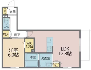 Yu Prune II【4階】の間取り