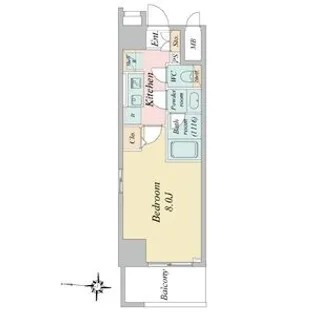 BPRレジデンス丸の内【3階】の間取り