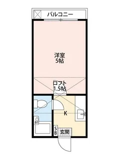 ジュネパレス北越谷第2【2階】の間取り